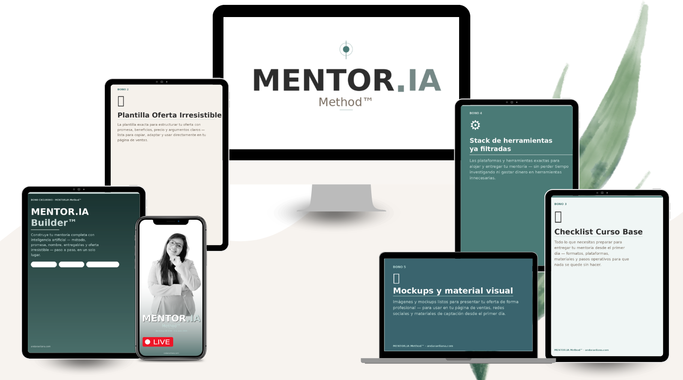 MENTOR.IA Method™ — Workshop EN VIVO